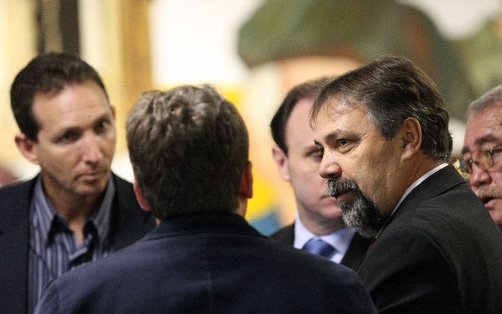 O presidente da Câmara de Curitiba, João Claudio Derosso, presta depoimento nesta quinta-feira para se defender de denúncias feitas contra ele | Valterci Santos/Agência de Notícias Gazeta do Povo