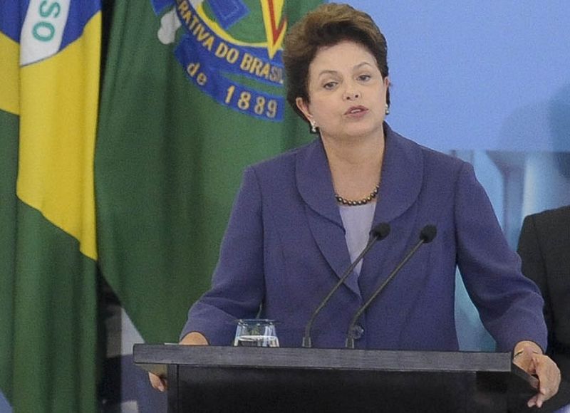 A presidente Dilma, no lançamento do Brasil Maior: tom nacionalista | Wilson Dias/ABr