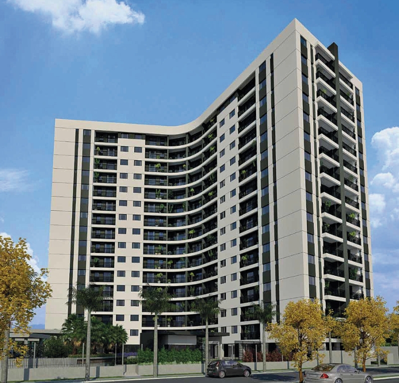 O edifício Vega Work & Life terá 240 apartamentos e 157 salas comerciais | Divulgação