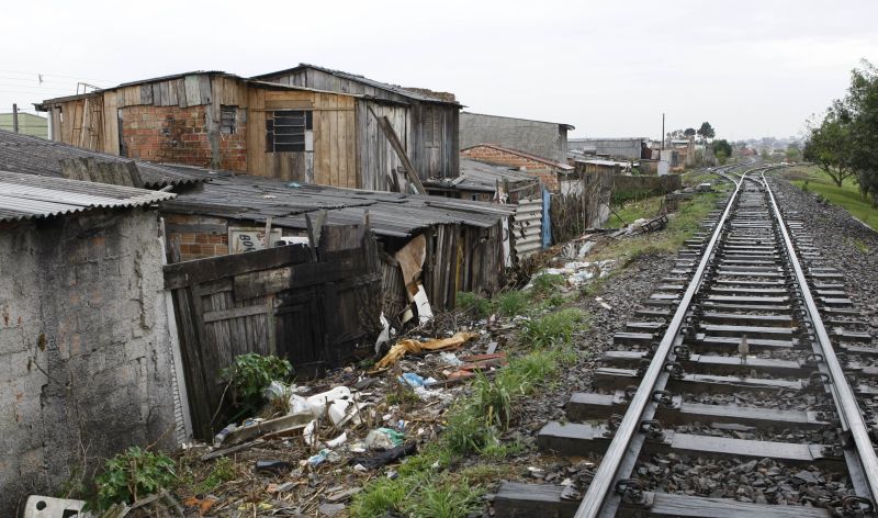 Área do Cajuru que será beneficiada por novo processo de concessão de título de propriedade da terra | Jonathan Campos/ Gazeta do Povo