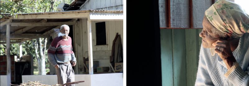 Benedito Gonçalves, agricultor e Kátia Moraes, da Sutil | Fotos: Josue Teixeira/Gazeta do Povo