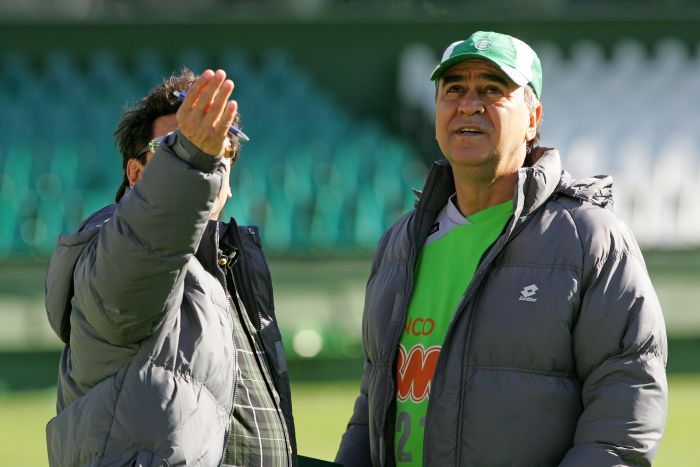 Marcelo Oliveira ressalta que o duelo com o Palmeiras de quarta-feira é em um cenário diferente do da Copa do Brasil | Antonio More / Gazeta do Povo
