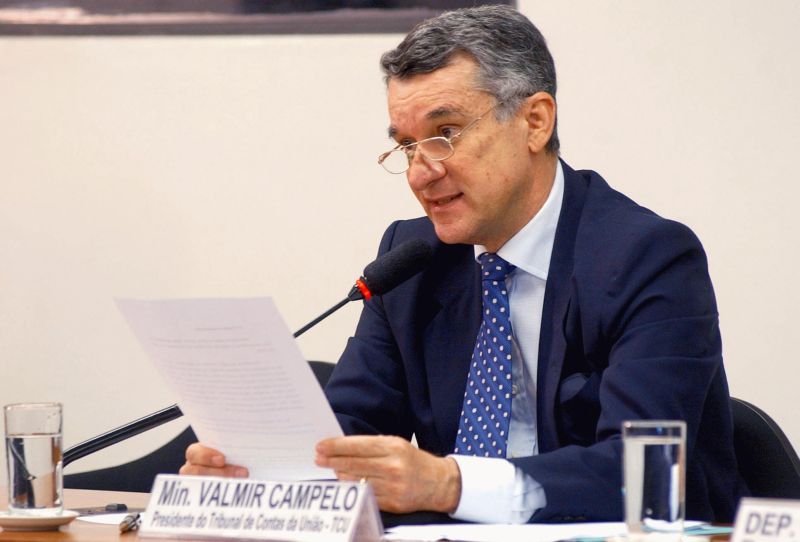 Valmir Campelo, ministro do TCU: ONG não tinha capacidade técnica | José Cruz/ABr