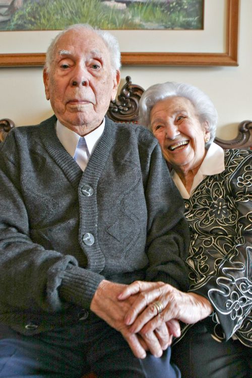 Iva, 99, e Abdon do Nascimento, 101 | Fotos: Daniel Castella no/ Gazeta do Povo