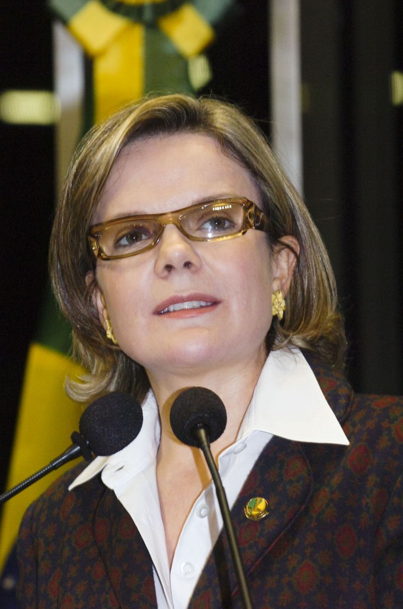 Gleisi Hoffmann: salário de diretora financeira era de R$ 31 mil | J. Freitas/Ag. Senado