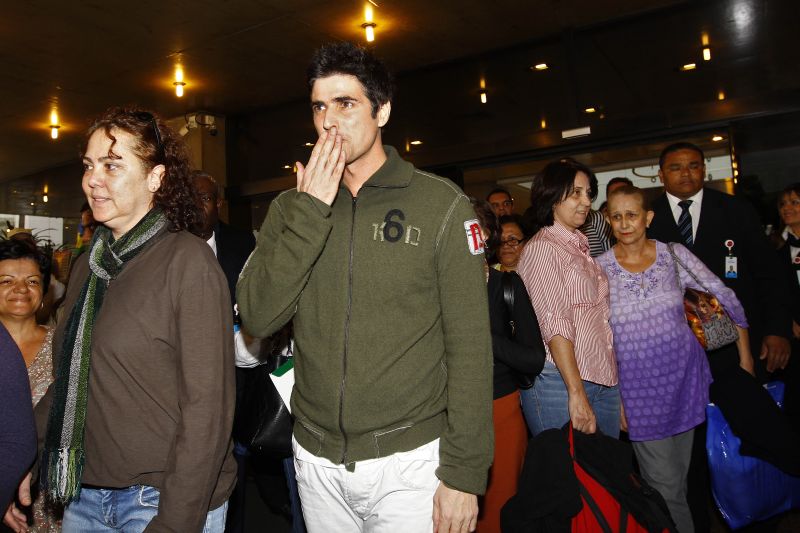 Gianecchini deixou o Hospital Sírio-Libanês nesta sexta-feira (26) | Folhapress/Almeida Rocha