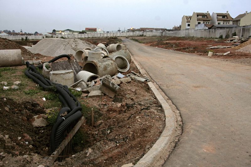 Vista interna do Boulevard Club Condominium, empreendimento com 175 lotes no Xaxim | Hugo Harada/ Gazeta do Povo