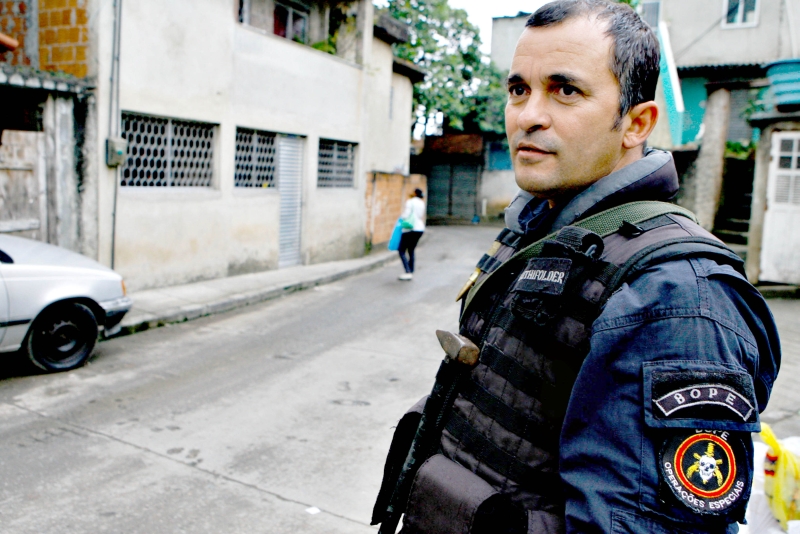 O sargento Marco Moraes participou de todas as 17 ocupações do Bope para pacificação de favelas: É como saltar de paraquedas | Henry Milléo/ Gazeta do Povo