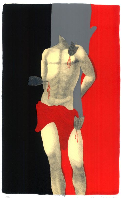 O São Sebastião sem cabeça simbolizou a insatisfação com a ditadura militar | Fotos: Reprodução