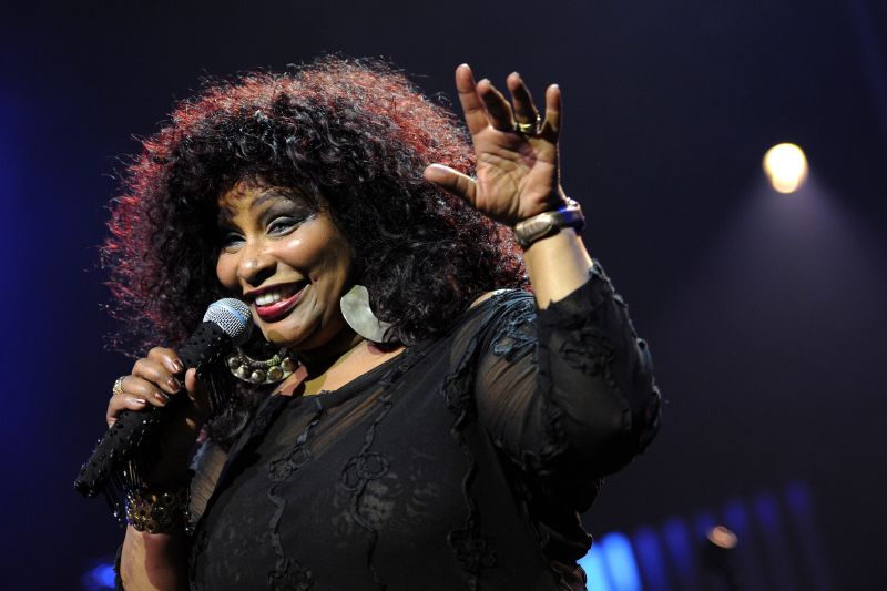 Chaka Khan foi uma das atrações a compensar a ausência de Prince | Fabrice Coffrini/AFP
