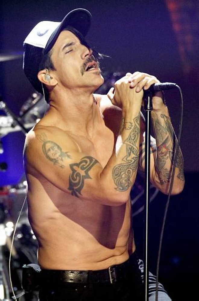 Anthony Kiedis, vocalista da banda Red Hot Chili Peppers | 