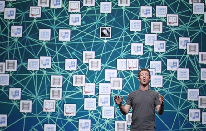 Mark Zuckerberg, presidente do Facebook. |