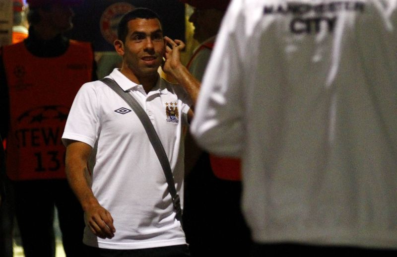 Tevez não aceitou entrar em campo pelo Manchester City | Reuters