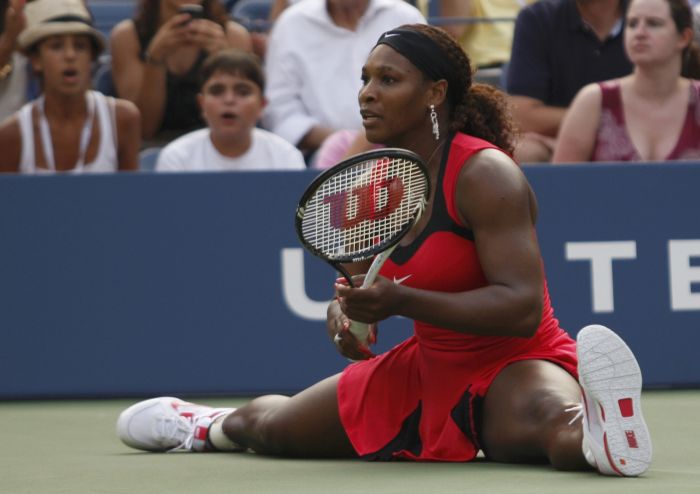 Serena Williams ocupa a 27.ª posição do ranking mundial, mas vem recuperando os pontos perdidos por ficar um ano fora das quadras | Jessica Rinaldi/ Reuters