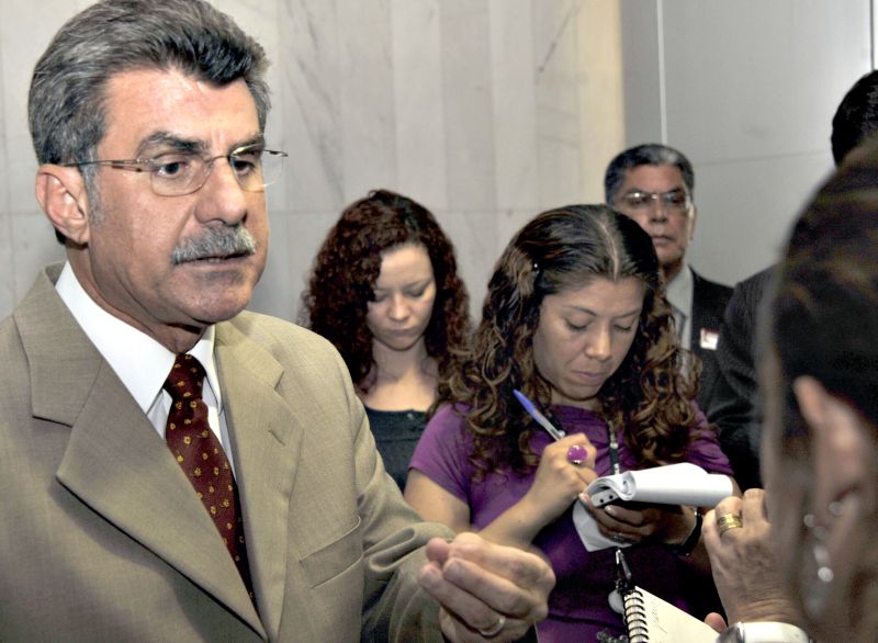 Romero Jucá (PMDB-RR), líder do governo no Senado: Não interessa ao governo votar esse projeto agora. | José Cruz/ABr