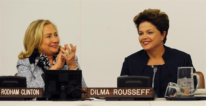 Dilma enfatizou que seu governo tem se esforçado para mudar o cenário de desvantagem da mulher no Brasil | EFE/ANDREW GOMBERT