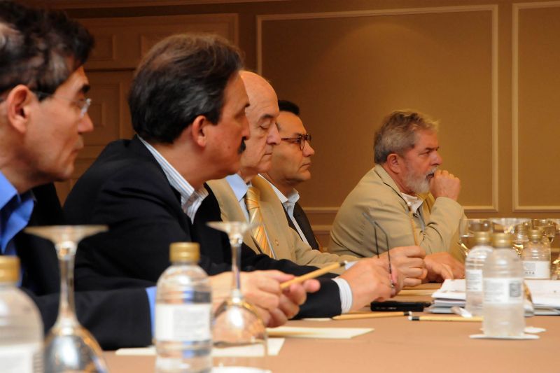 Reunião patrocinada por Lula com representantes de quatro partidos: propostas defendidas serão incorporadas ao projeto de reforma política na Câmara dos Deputados | Luciano Bergamaschi/Futura Press