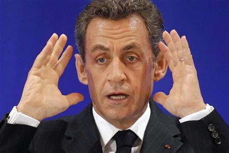 O presidente da França, Nicolas Sarkozy, discursa na Universidade Panthéon-Assas Paris II | REUTERS/Benoit Tessier