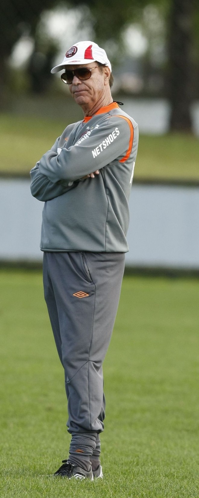 Antônio Lopes, técnico do Atlético, durante a preparação para o jogo de hoje | 