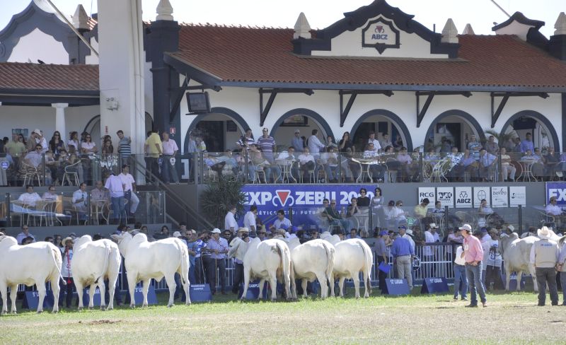 ExpoZebu, no Parque Fernando Costa, em Uberaba: centro de exposições na cidade mineira é sede da entidade que recebeu dinheiro destinado por três paranaenses | Emerson Cleiton/Jornal de Uberaba