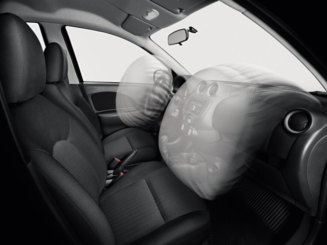 O air bag duplo está disponível de série desde a versão mais barata | 