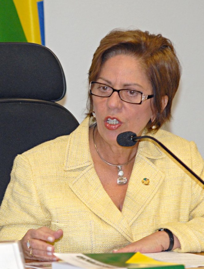 A governadora do Rio Grande do Norte, Rosalba Ciarlini |