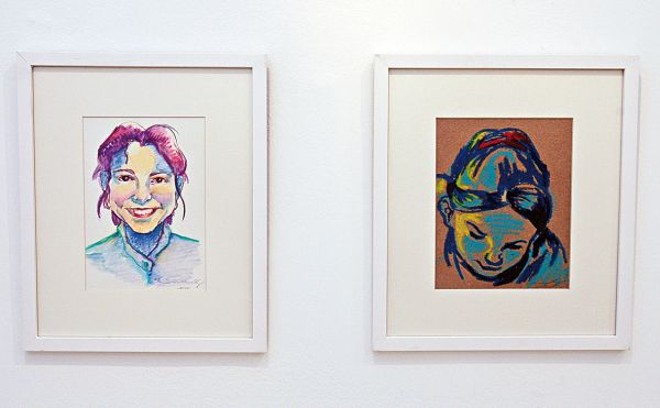 Desenhar rostos é a paixão e especialidade de Danielly | 