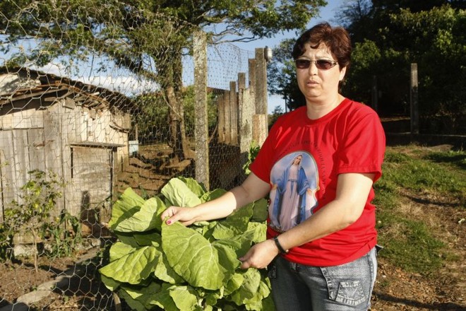 Lila Oslicki, artesã e moradora da região | 