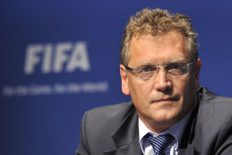 Jérôme Valcke visitará o Brasil a cada dois meses para acompanhar a preparação do país. Primeiras paradas serão Salvador e Fortaleza | Fabrice Coffrini/AFP