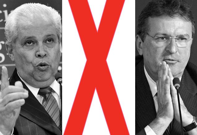 Nelson Calandra, presidente da AMB; Mozart Valadares, ex-presidente da AMB | José Cruz/ABr e Antonio Cruz/ABr