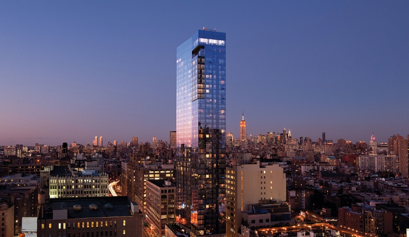 Torre do Trump Soho Hotel Condominium New York, nos Estados Unidos, com 391 unidades | Divulgação