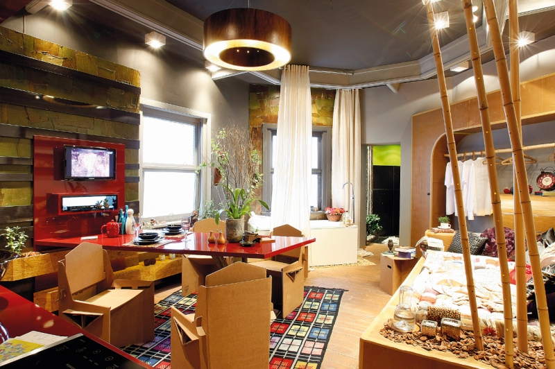 MAIS CRIATIVOS -Estúdio Sustentável (ao lado), do arquiteto Vinícius Trevisan; e Espaço Criança (foto da capa), da arquiteta Milena Schulmeister | Antônio More/ Gazeta do Povo