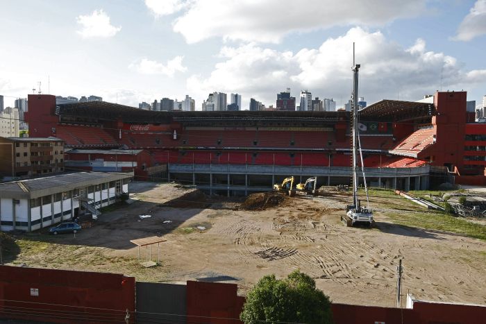 A Arena da Baixada receberá apenas quatro jogos da primeira fase da Copa do Mundo, segundo cronograma divulgado pela Fifa nesta quinta-feira (20) | Daniel Castellano / Gazeta do Povo