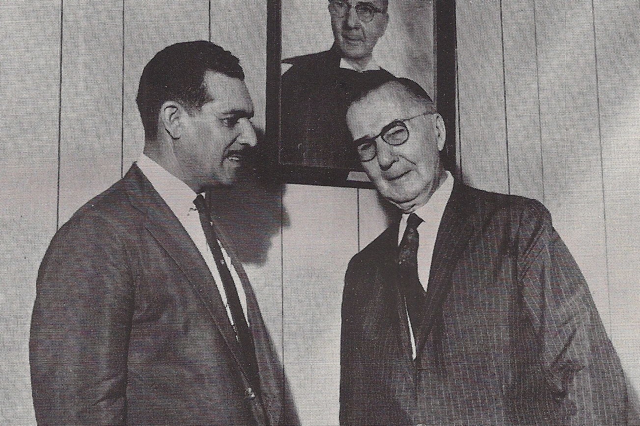 Em 1967, Ardinal Ribas ao lado de Nelson Hungria, então titular do Supremo Tribunal Federal (STF) | Divulgação