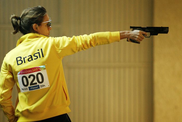 Ana Luíza Ferrão, ouro com a pistola a 25 metros no Pan | Wander Roberto / COB