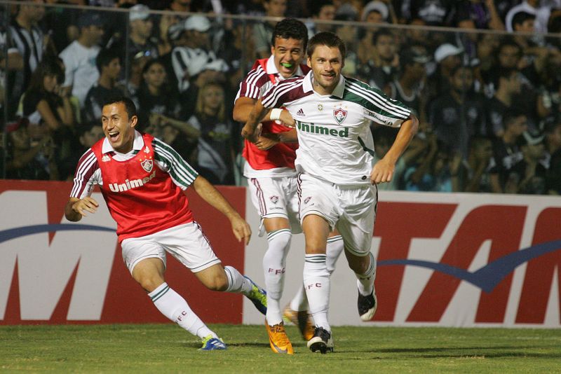 Rafael Sóbis marcou os dois gols do Fluminense na vitória sobre o Ceará | Rodrigo Carvalho/Photocamera