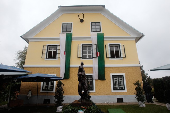 Casa onde o ator Arnold Schwarzenegger nasceu e foi criado |