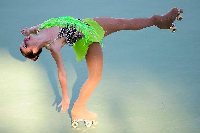 Thalita Haas ficou com o bronze na patinação com a pontuação de 484,60 pontos | Vipcomm