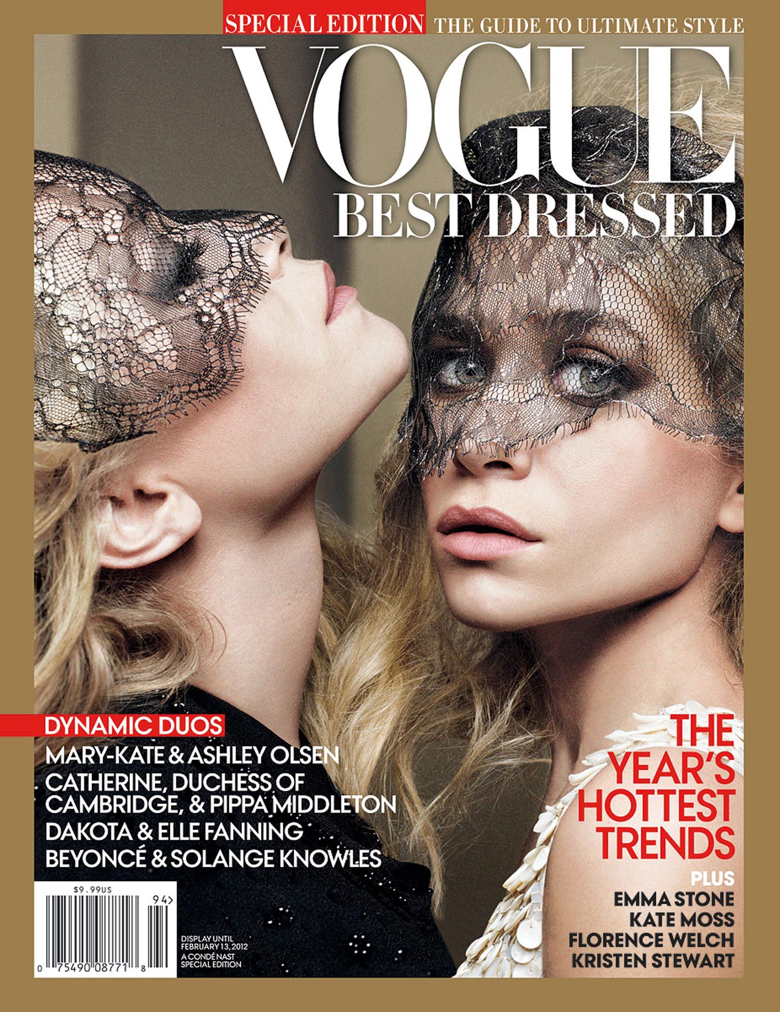 Atrizes e irmãs gêmeas Twin Mary Kate and Ashley Olsen, na capa da Vogue | REUTERS/Craig McDean/Vogue/Handout