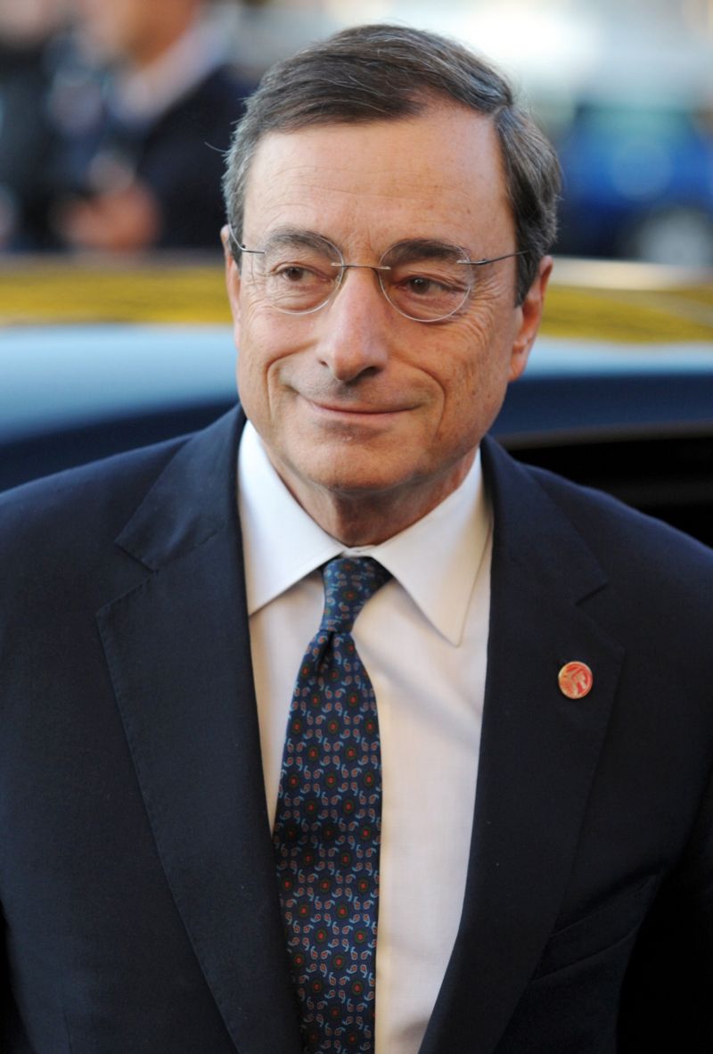 Mario Draghi terá batismo de fogo em seus primeiros dias no comando do BCE | Eric Piermont/AFP