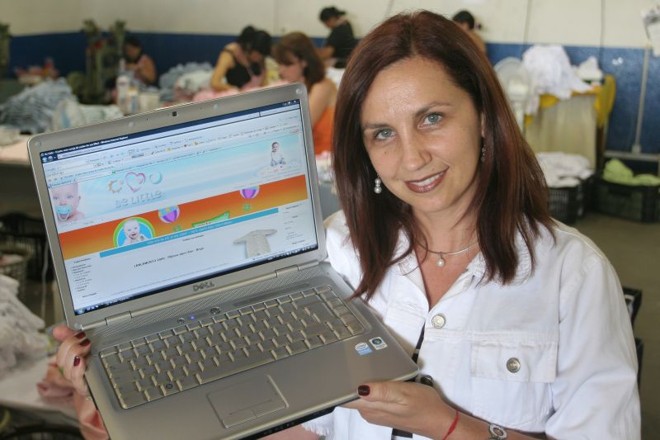Luciana Bechara, dona da Be Little, já tinha um site e há quase três anos partiu para o comércio eletrônico |