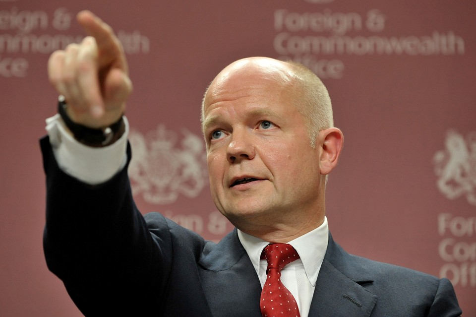 O ministro das relações exteriores britâncio, William Hague, disse que o país não colocará seu diplomatas em risco | Ben Stansall/AFP Photo