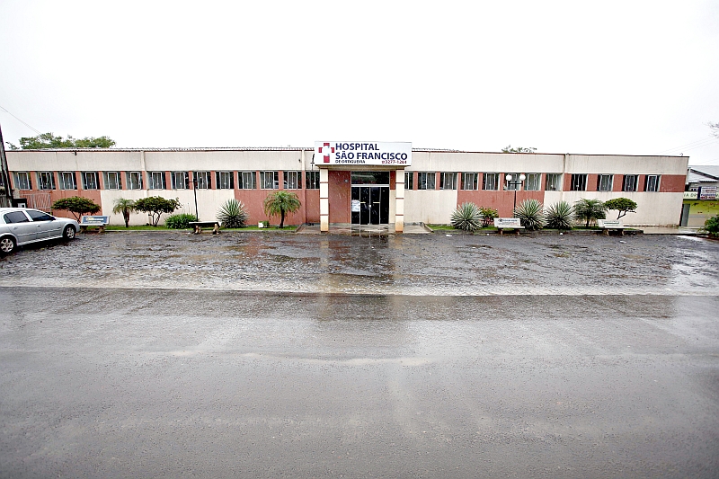 Hospital São Francisco, em Ortigueira: inquérito levanta suspeitas sobre recebimento de verba para uma reforma já realizada e alterações em diagnósticos para receber maior repasse do Sistema Único de Saúde (SUS) | Jonathan Campos/ Gazeta do Povo