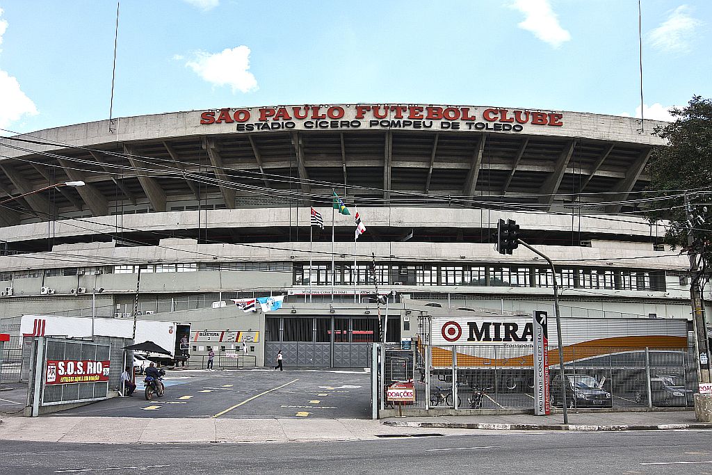Para o presidente da Federação Paulista de Futebol, Marco Pólo del Nero, Morumbi é o mais capacitado a receber a Copa das Confederações na cidade | Nelson Almeida/ AFP