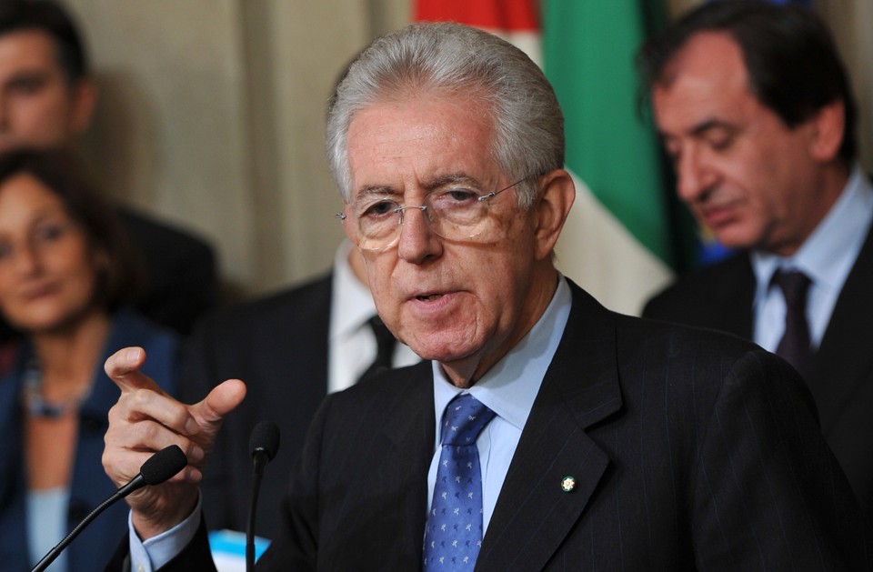 Monti aceita oficialmente cargo de primeiro-ministro da Itália | AFP