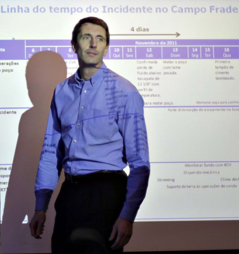 Presidente da petrolífera no Brasil, George Buck, reconheceu responsabilidade | Ricardo Moraes/Reuters