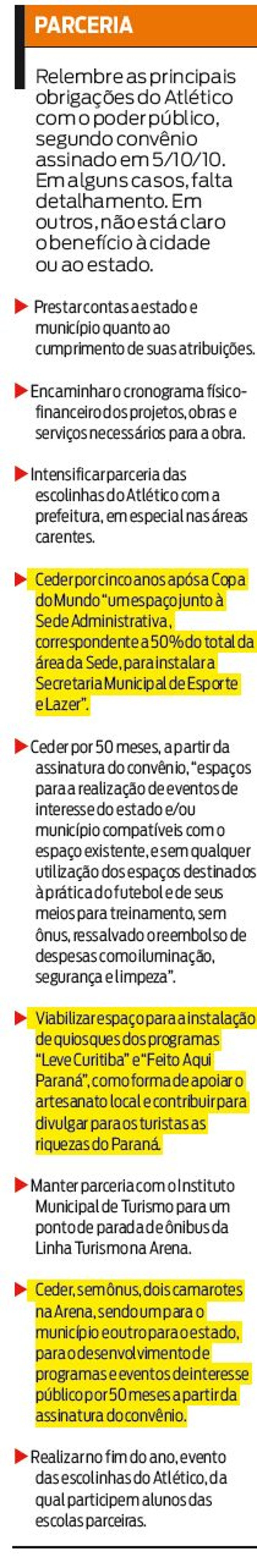 Relembre as principais obrigações do Atlético com o poder público | 