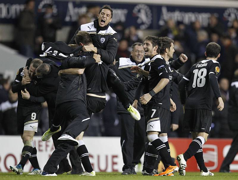O PAOK conquistou classificação histórica para a segunda fase da Liga Europa | Ian Kington / AFP