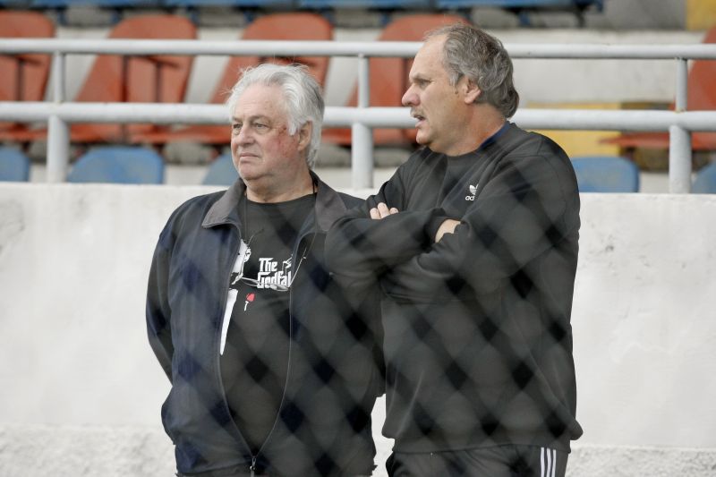 Aramis Tissot (esq) deve ser confirmado como o novo vice-presidente de futebol do Tricolor. O cargo atualmente é ocupado por Paulo César Silva (dir) | Antônio More / Gazeta do Povo