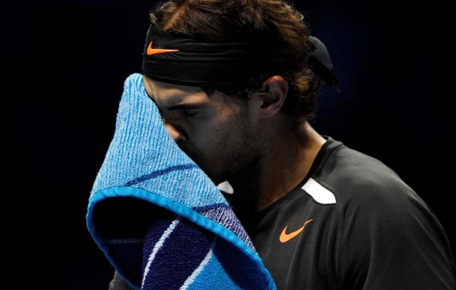 Nadal não resistiu ao jogo do francês Tsonga e foi eliminado na primeira fase ATP Finals | 
